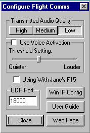 Flight Comms Configuration