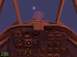 Me 262 Cockpit at Night